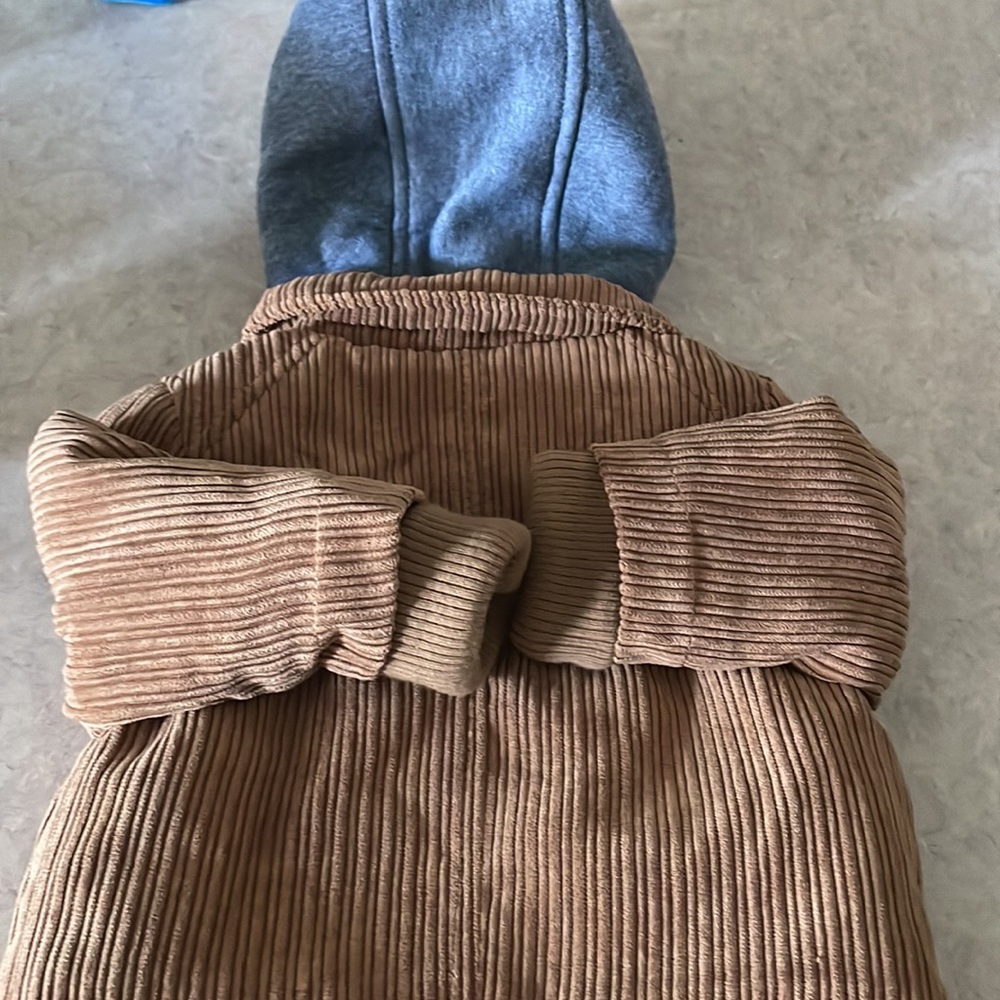 Rust hooded jacket - Picture 2 of 3